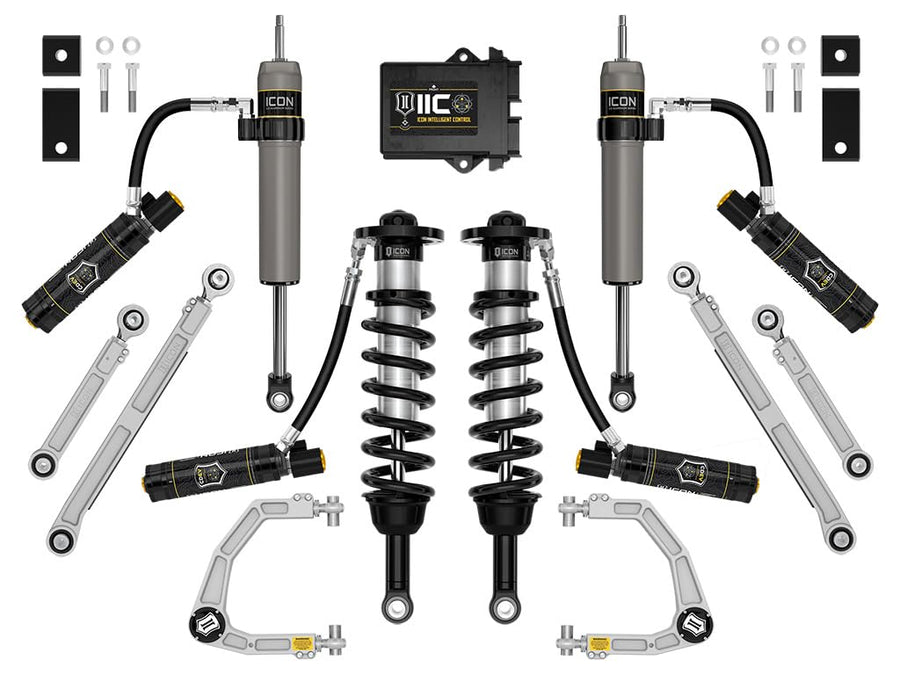 ICON, Stage 13, 2.5 Suspension System, 2-3.5" Lift, Billet, Compatible with 22-23 Toyotaa Tundra, K53203