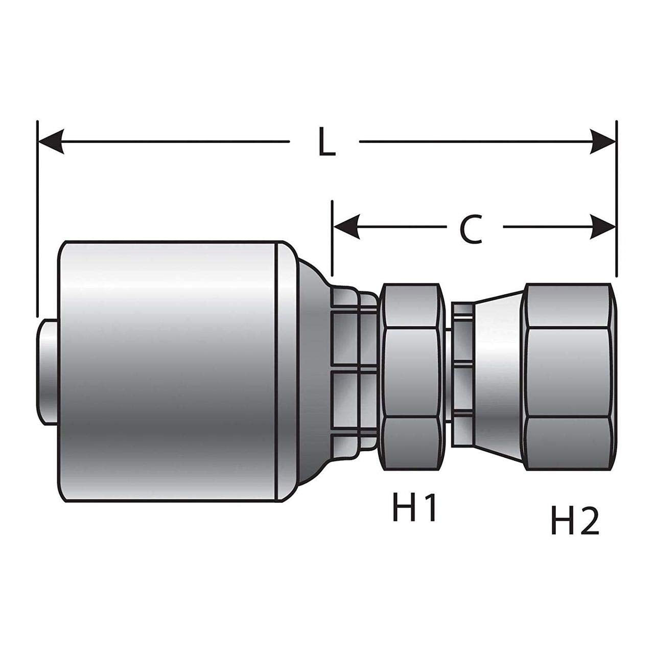 Hydraulic Gates G25200-0404 Coupling