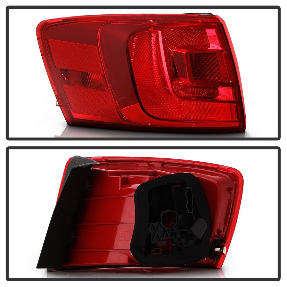 VW Jetta 11-18 / Jetta 13-14 Hybrid Sedan Halogen Tail Light - Outer Left Spyder (Tune)