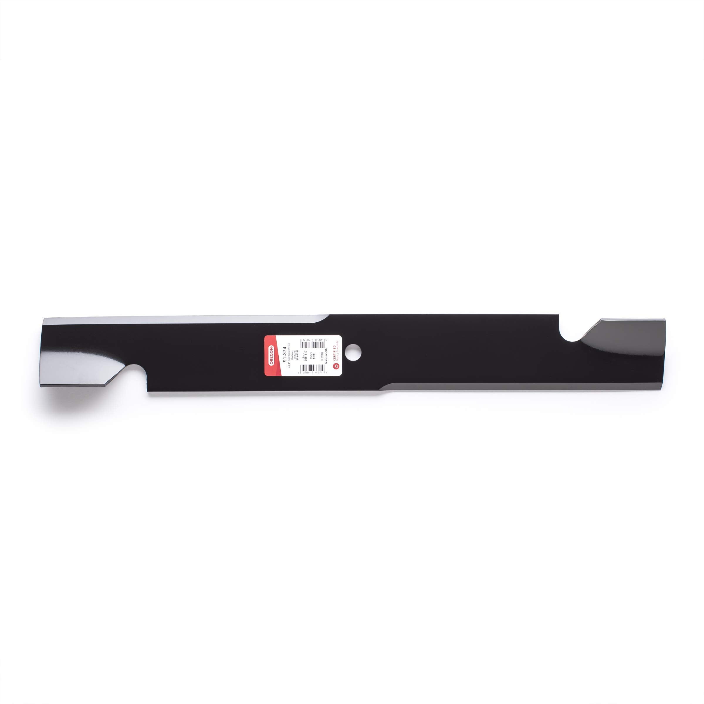 91-374 Oregon Mower Blade, 24-3/8", Black