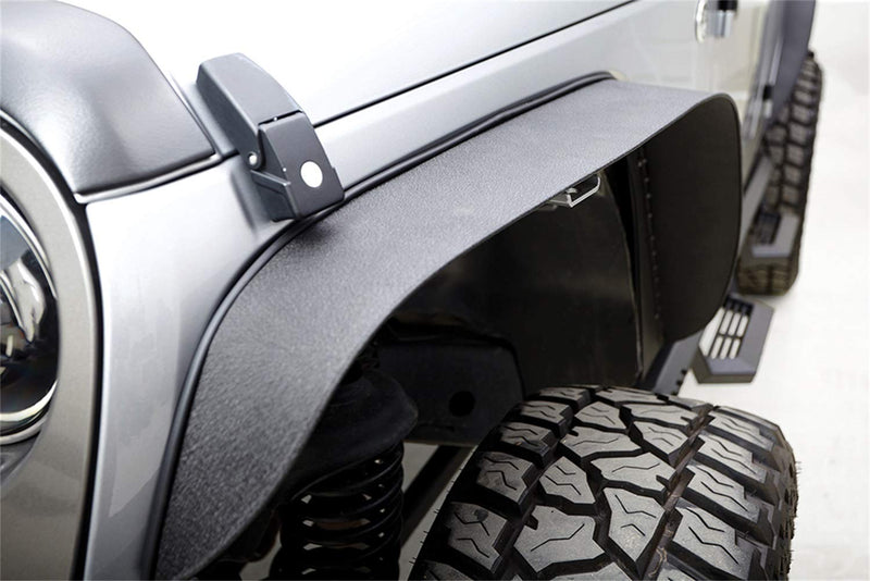 Trail Fender Flares Rampage | 4-Piece Set, Steel, Black | 867981 | Fits 2007 - 2018 Jeep Wrangler JK