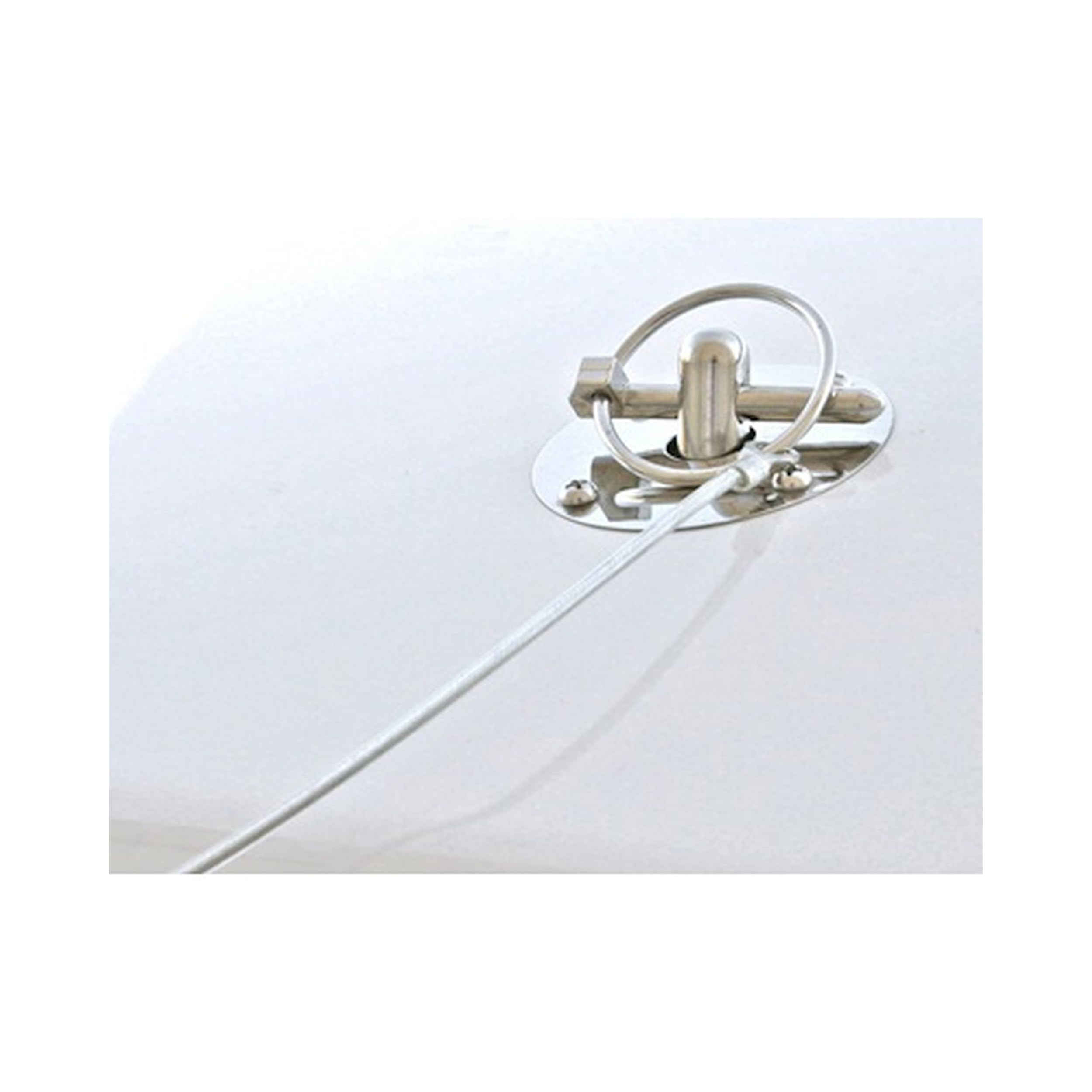 Stainless Steel Scott Drake Hood Pin Kit Compatible with 1964-1973 Ford Mustang, Model C5ZZ-16892-SSK