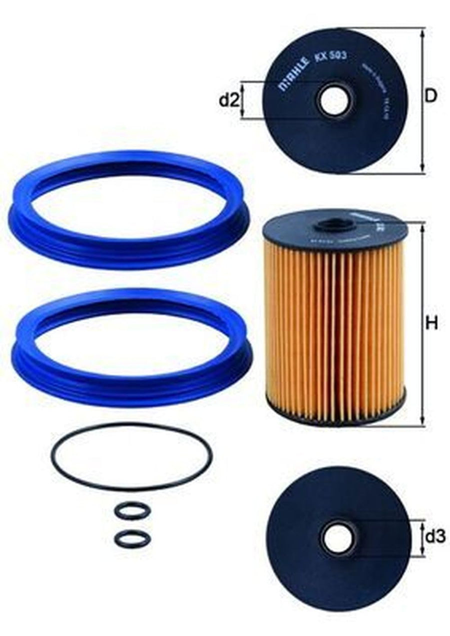 Fuel filter Mahle KX503D