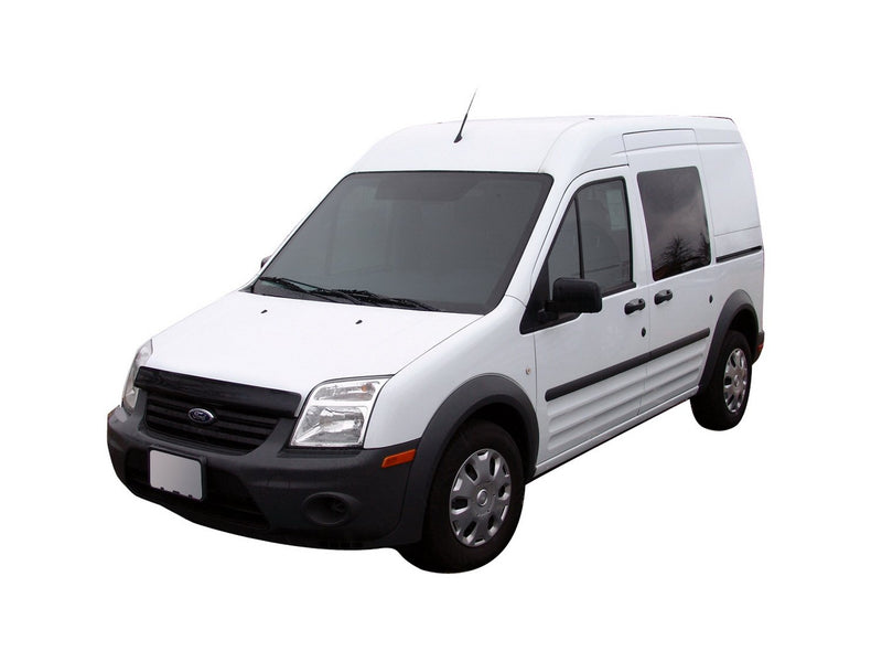 Bugflector Hood Shield / Protector Auto Ventshade [AVS] | Fits 2010 - 2013 Ford Transit Connect | High Profile Bug Deflector - 1 pc., Dark Smoke | 23063