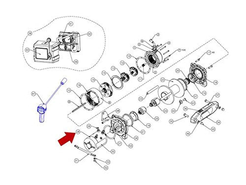 70784 WARN Short Motor- RED