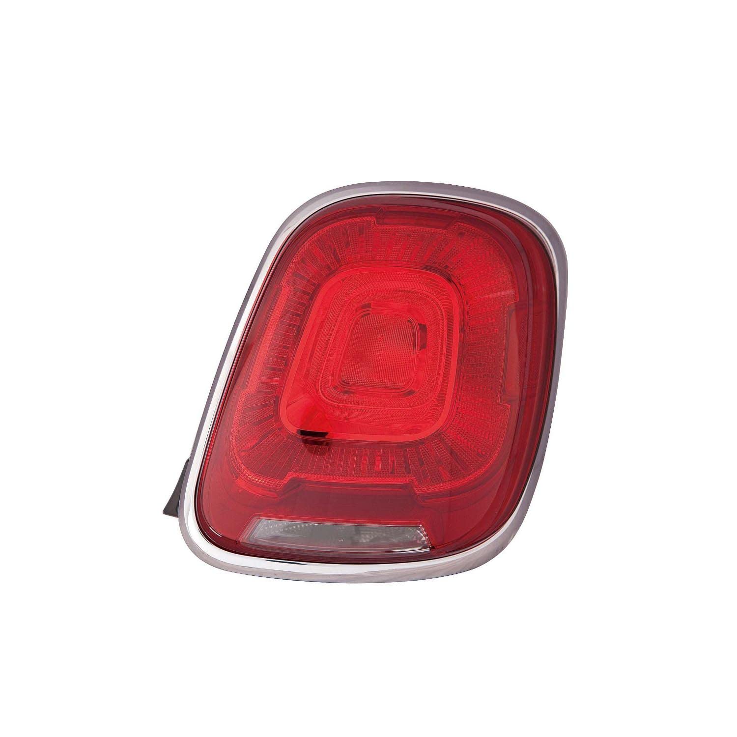 For Fiat 500X 16-18 Tail Light Chrome Trim CAPA Passenger Side | DOT Certified 68285168AA | FI2805100C