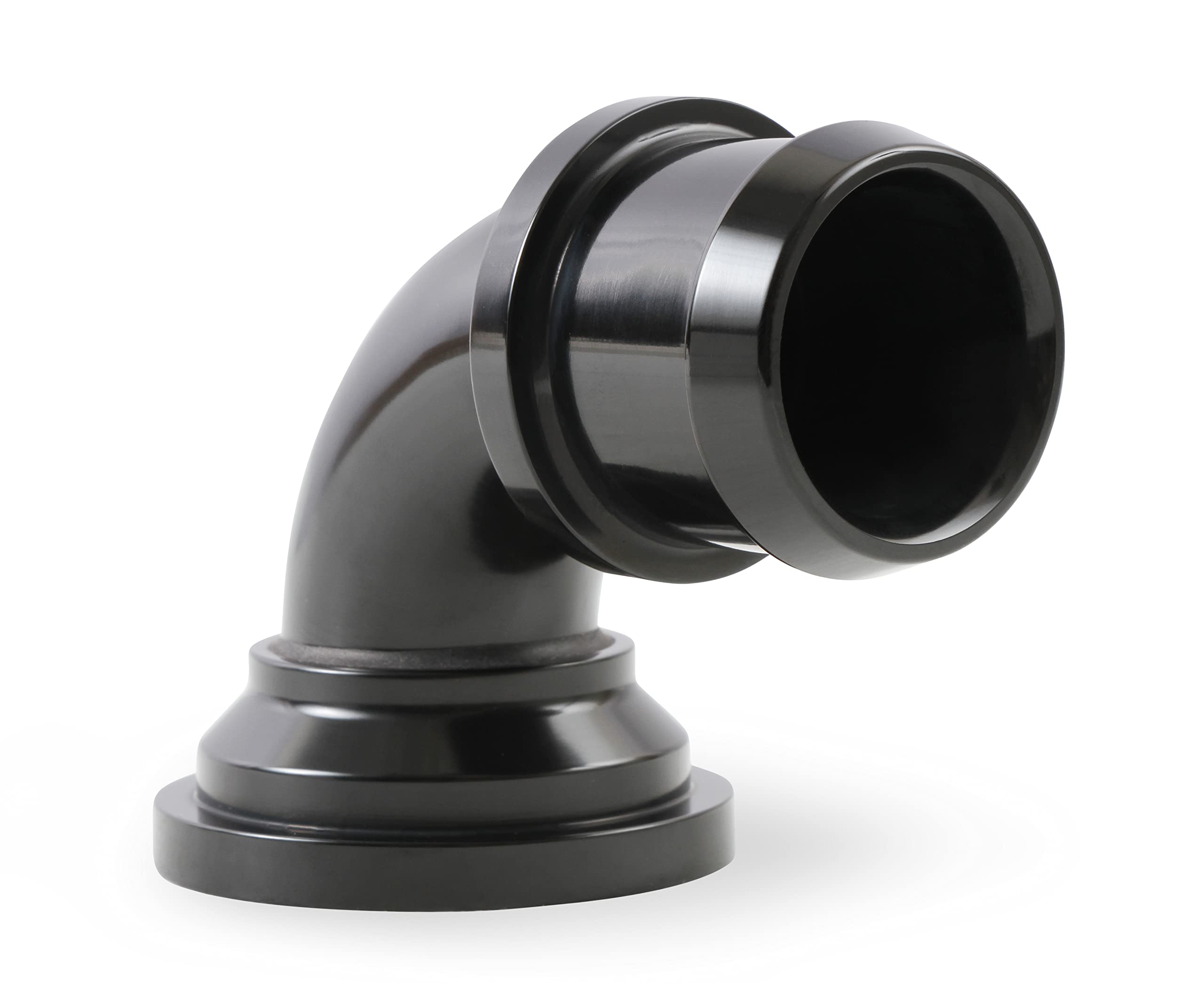 90 Degree Angle Holley 97-341 Water Neck Swivel Black