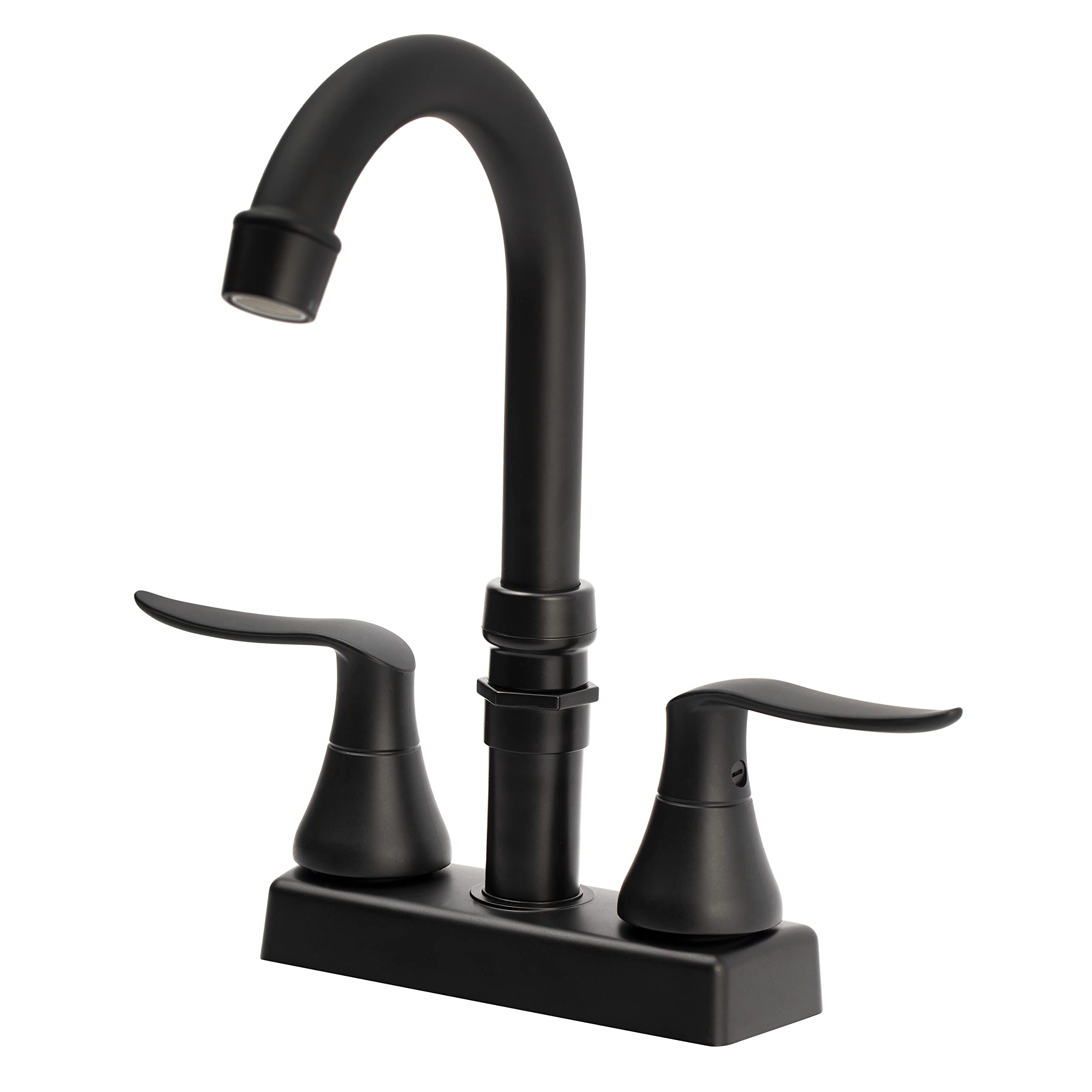 Dura Faucet RV Elegant Bar Faucet with Quick Connect Spout (Matte Black)