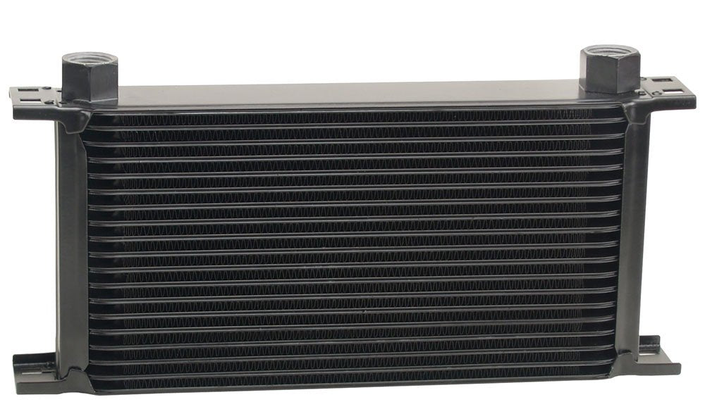 19 Row Derale Core Stacked Plate Cooler, Black