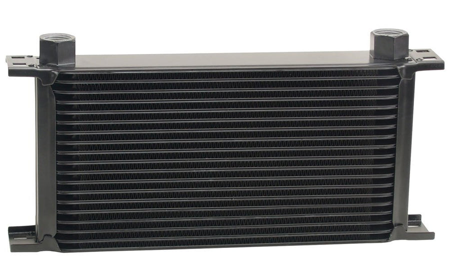 19 Row Derale Core Stacked Plate Cooler, Black