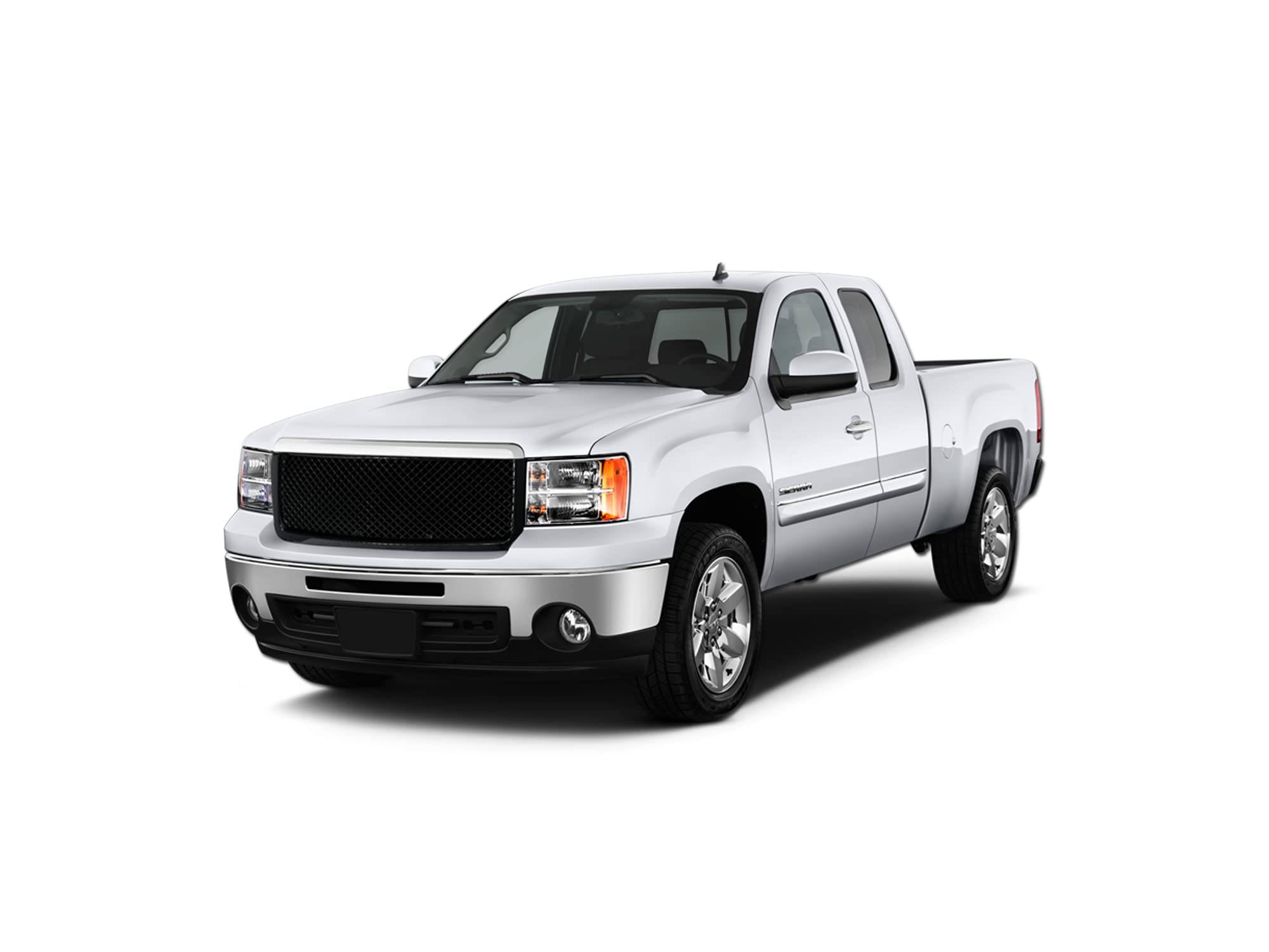 Mesh Front Hood Grille Armordillo USA 7169197 - Gloss Black Fits 2007-2013 Chevy Silverado 1500
