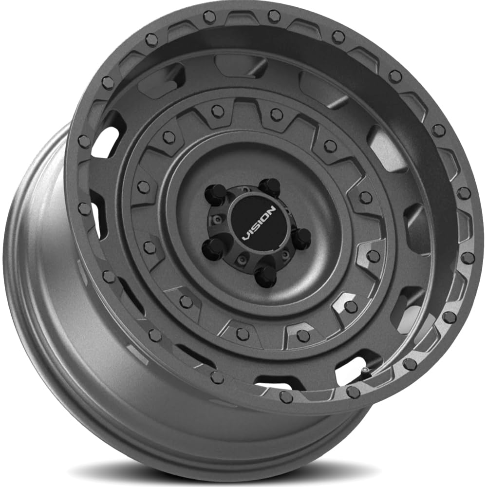 18x9.5 Vision 403 Tactical 5x5.5" -18mm Satin Black Wheel Rim 18" Inch
