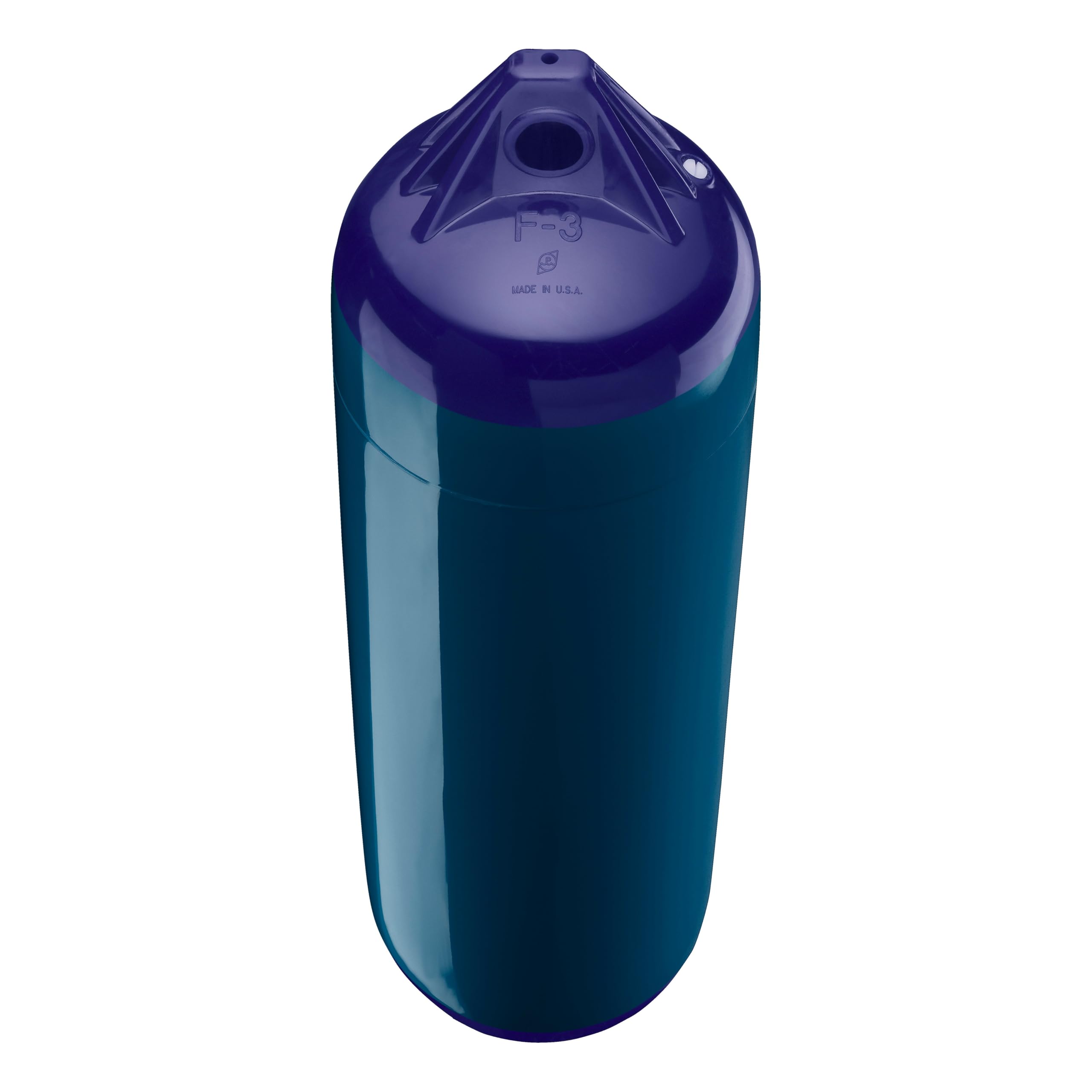 F-3 Standard Blue Ropehold Polyform Boat Fender - Catalina Blue