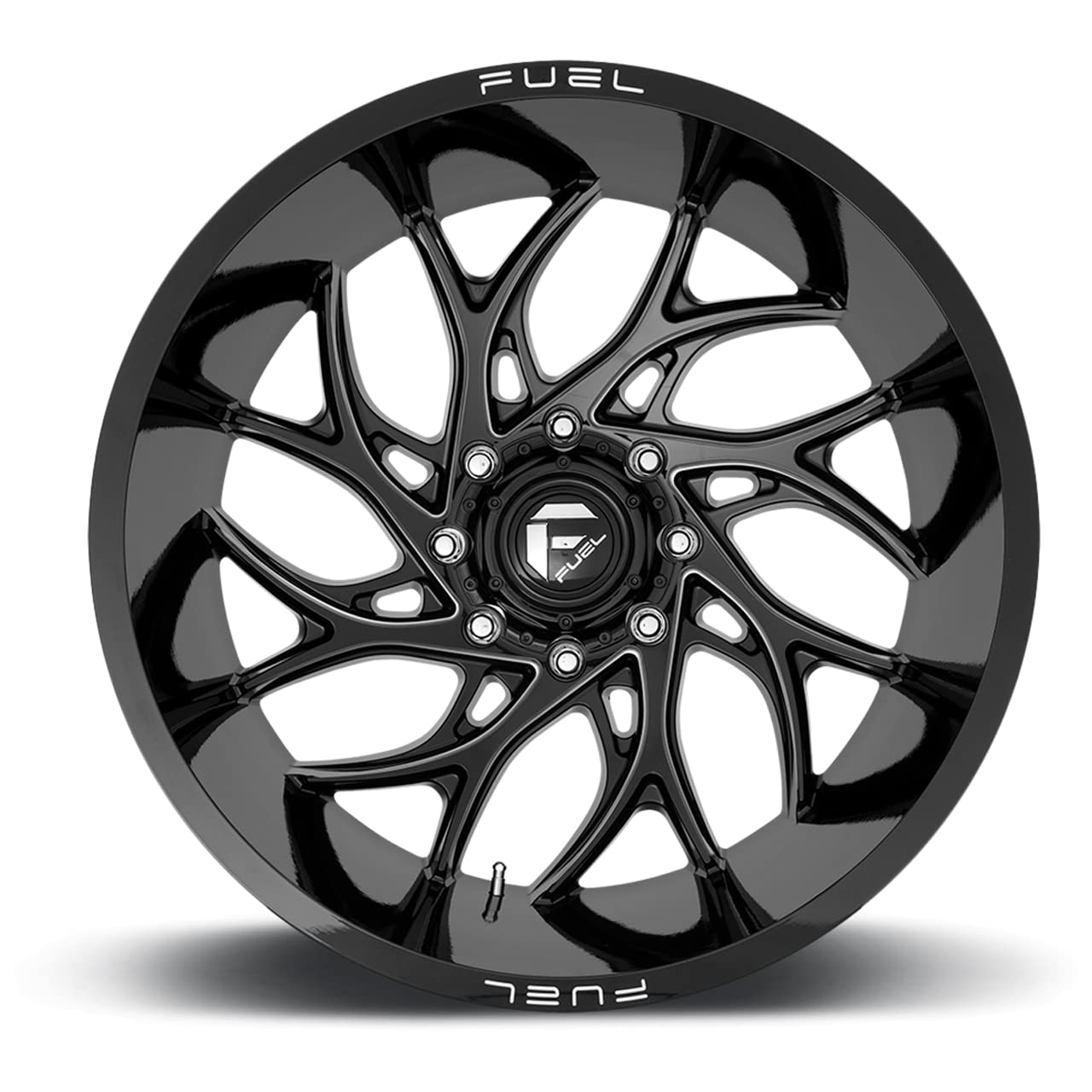 1PC Fuel D741 24X12 6X135 GL-BLK-MIL -44MM Wheel Rim