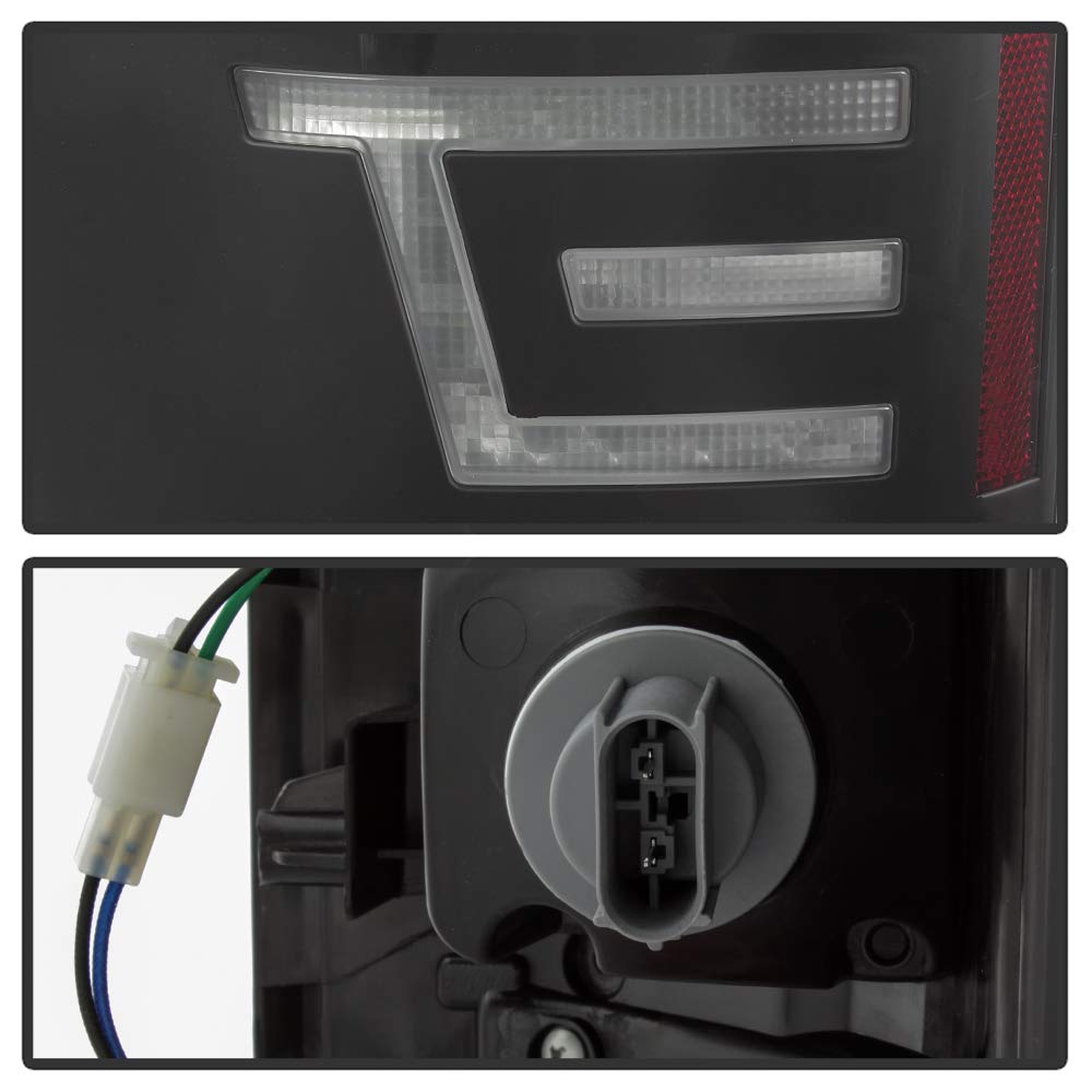 Tail Lights Xtune (ALT-JH-FF15015-LBLED-BK) (Akkon)