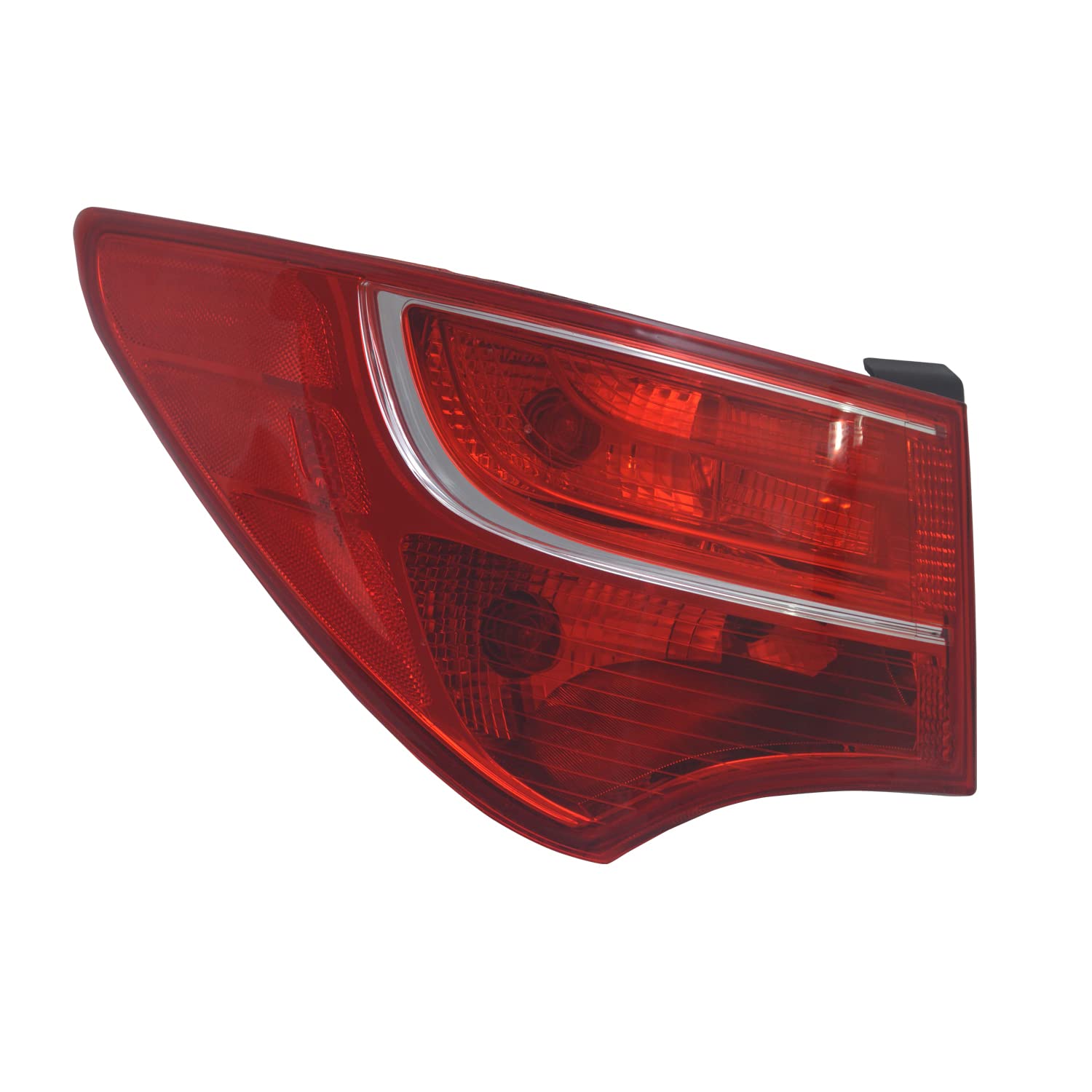 Left TYC Tail Light Assembly Compatible with 2013-2016 Hyundai Santa Fe