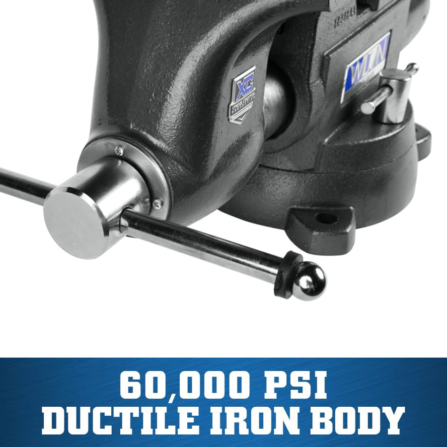 Tradesman Wilton XC Bench Vise, 8" Jaw Width, 6-3/4" Max Jaw Opening, 4-3/4" Throat (Model 1780XC)
