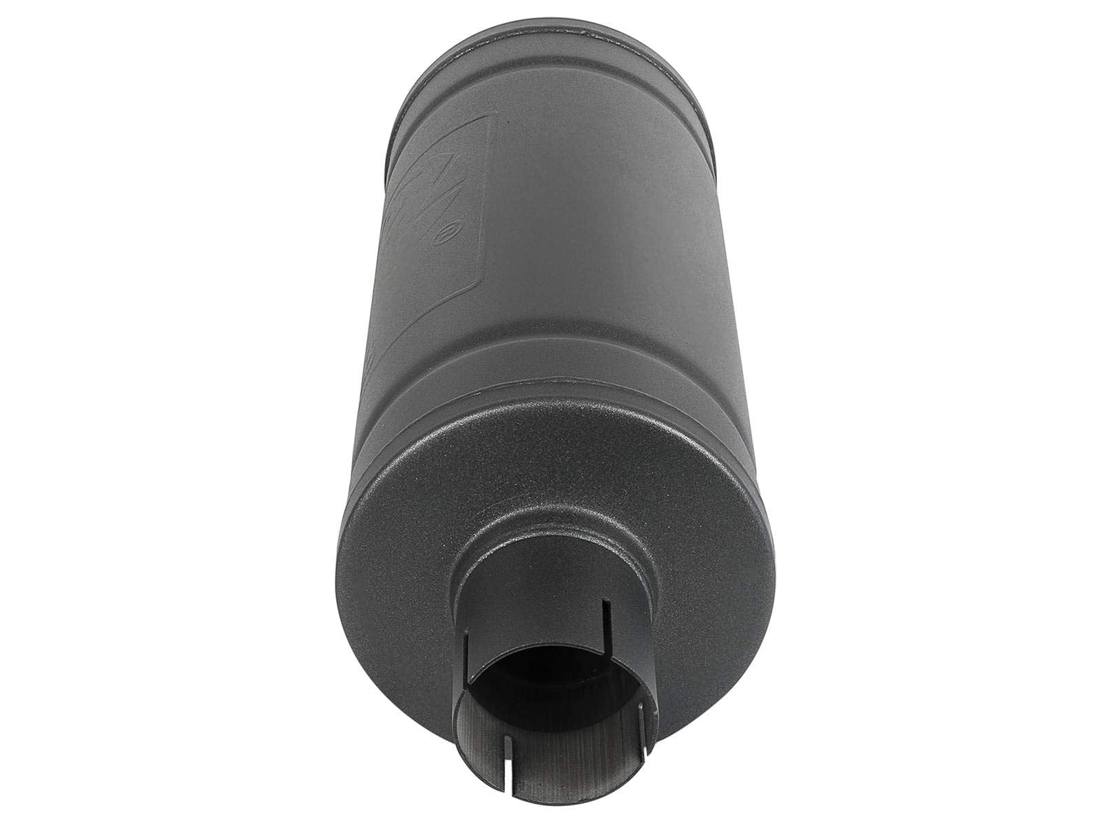 MACH Force-Xp aFe Power 49M00007-B 409 Stainless Steel Muffler w/High-Temp Metallic Black finish