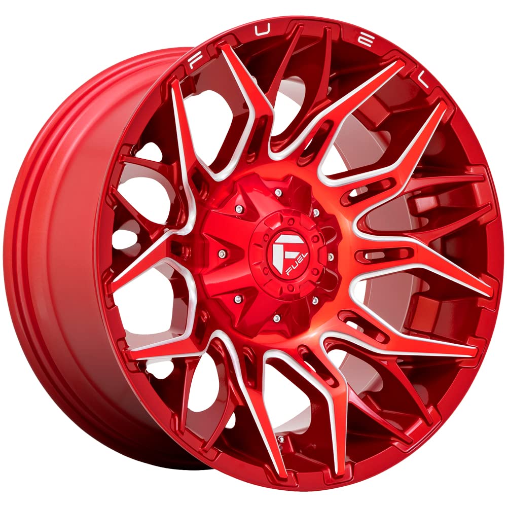 1PC Fuel D771 20X10 5X4.5/5.0 GL-RED-MILL -18MM - D77120002647