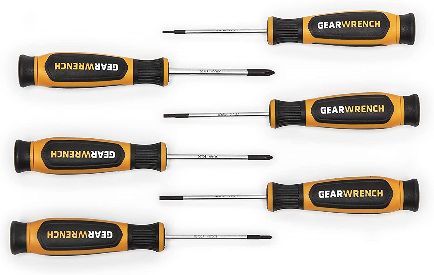 6 Pc GEARWRENCH Mini Dual Material Screwdriver Set - 80055H
