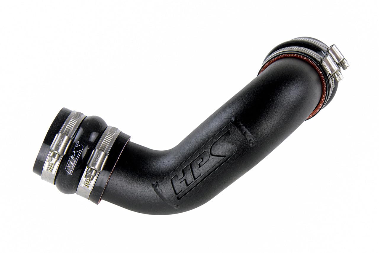 HPS Intercooler Black Charge Pipe Kit Hot Side Compatible for 2018-2022 Honda Accord 2.0L Turbo, 17-135WB