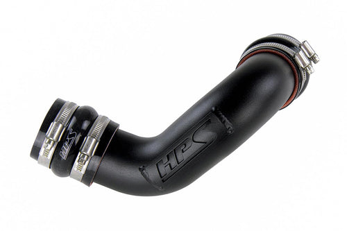 HPS Intercooler Black Charge Pipe Kit Hot Side Compatible for 2018-2022 Honda Accord 2.0L Turbo, 17-135WB