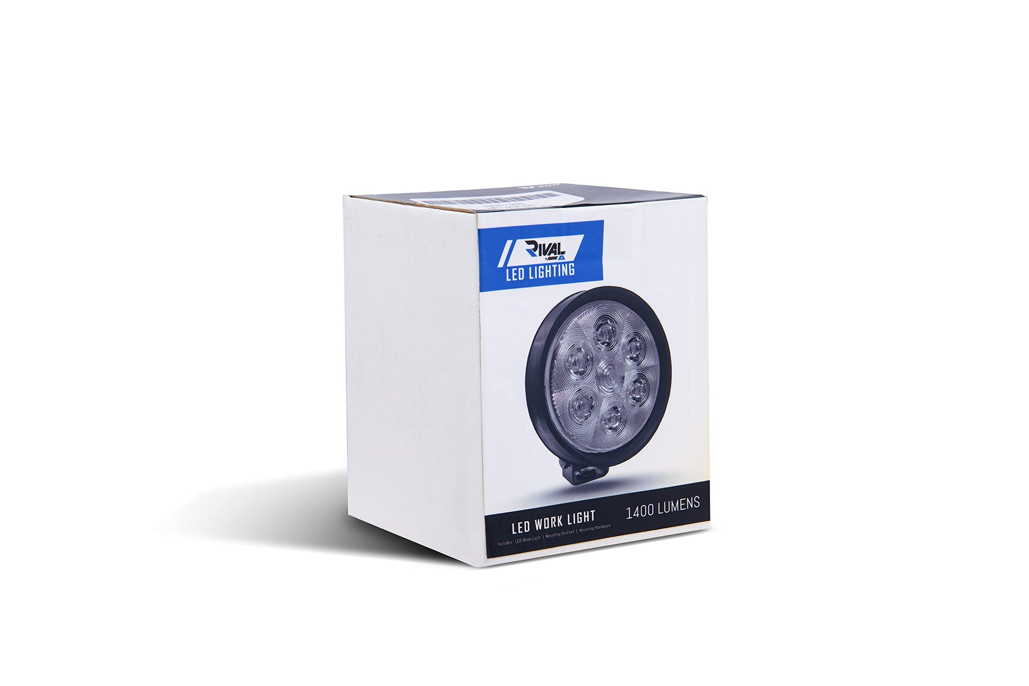 A.R.E. Lighting System Rival | 23705-81256 1 | 4.8" LED Round Work Light, 1400 Lumens (does not come with wiring harness/switches),Black Housing/White Light