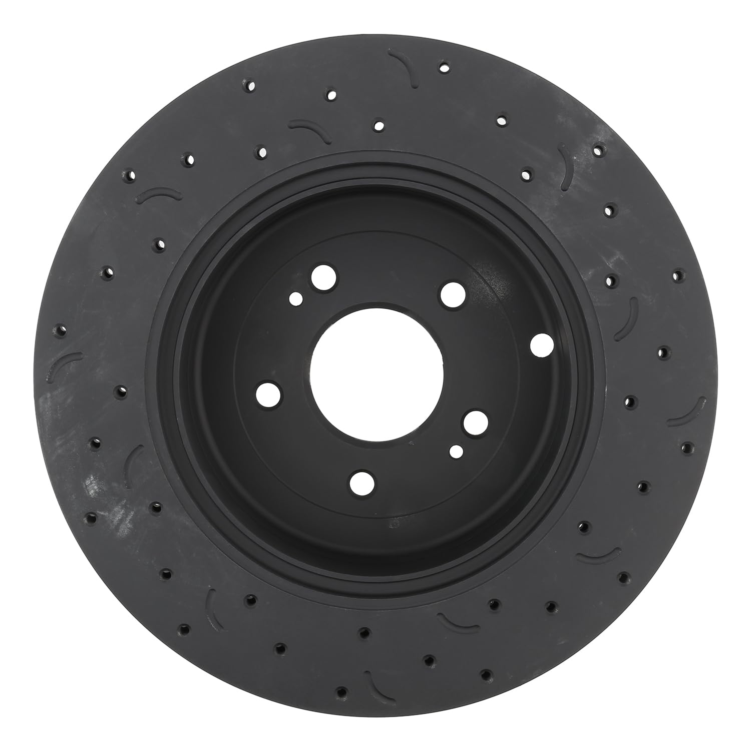 Talon Cross-Drilled and Slotted Vented Rotor, Hawk Performance Brakes, 12.99 in. Diameter, 2.39 in. Height