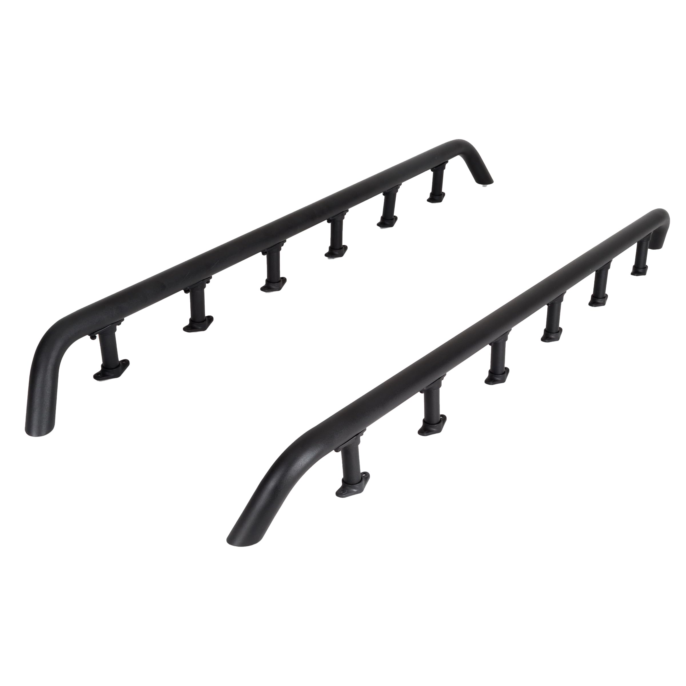 Go Rhino Dual Rail Kit SRM500 | Aluminum, Textured Black | 5935071T | Fits Go Rhino 75" SRM500 Roof Racks