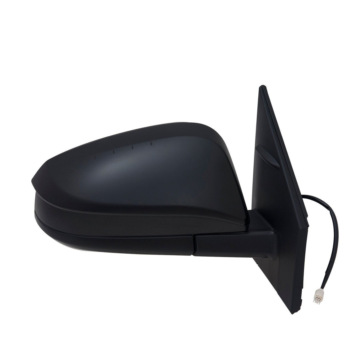 Mirror Passenger Side for Toyota RAV4, Textured Black, Foldaway, Power Side