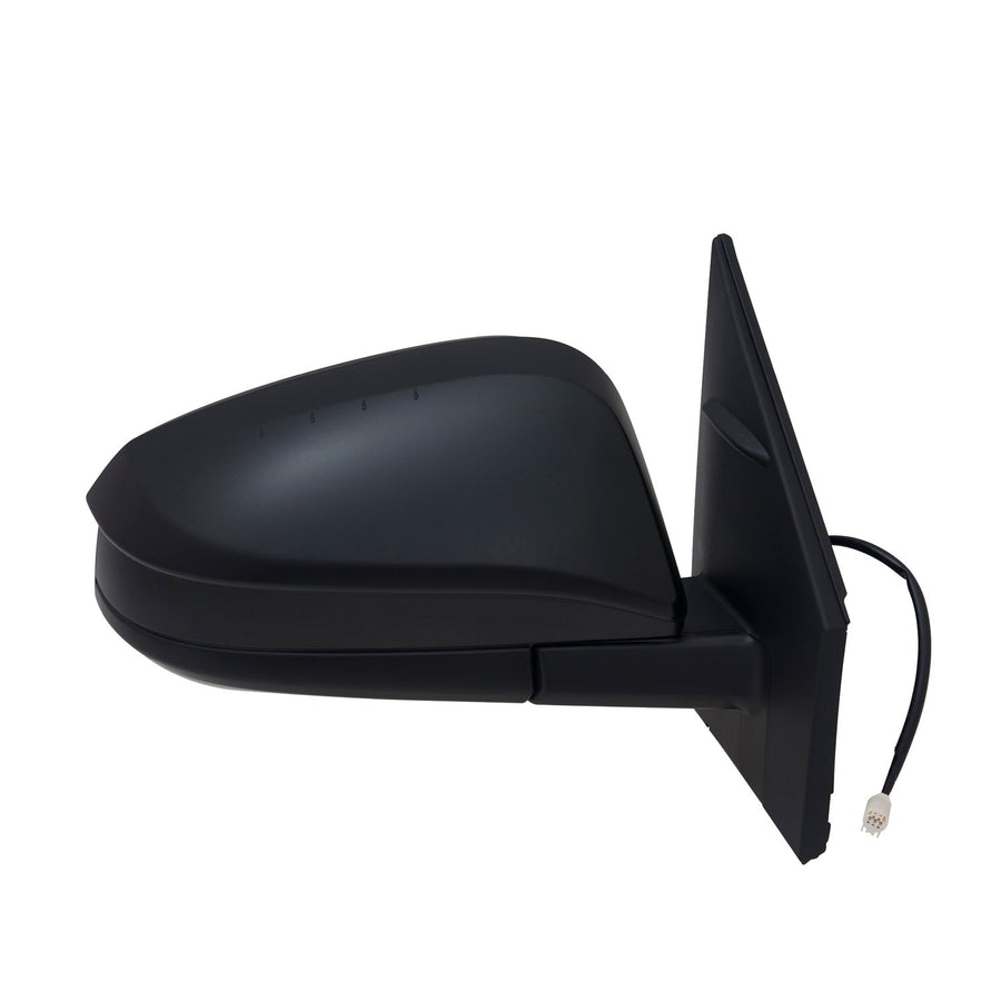 Mirror Passenger Side for Toyota RAV4, Textured Black, Foldaway, Power Side