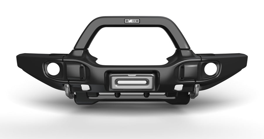 AEV Front Bumper EX (Standard Flare) for JK Wrangler 2007-2018 - High Clearance, Hot Stamped Boron Steel with Superior Winch Access and Visibility