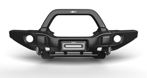 AEV Front Bumper EX (Standard Flare) for JK Wrangler 2007-2018 - High Clearance, Hot Stamped Boron Steel with Superior Winch Access and Visibility