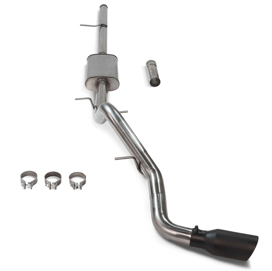 Flowmaster FlowFX Cat-Back Exhaust 3 Inch 409 Stainless 4.5 Inch Black Ceramic 304 Stainless Tip Compatible with 2019-2025 Chevy Silverado GMC Sierra 1500 5.3L 2/4WD 148 & 157 Inch Wheelbase