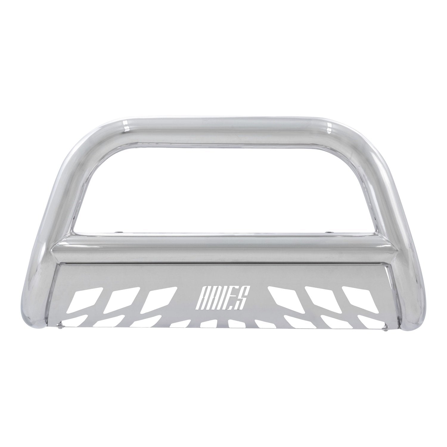 3-Inch ARIES Polished Stainless Steel Bull Bar, No-Drill, Select Toyota Tacoma