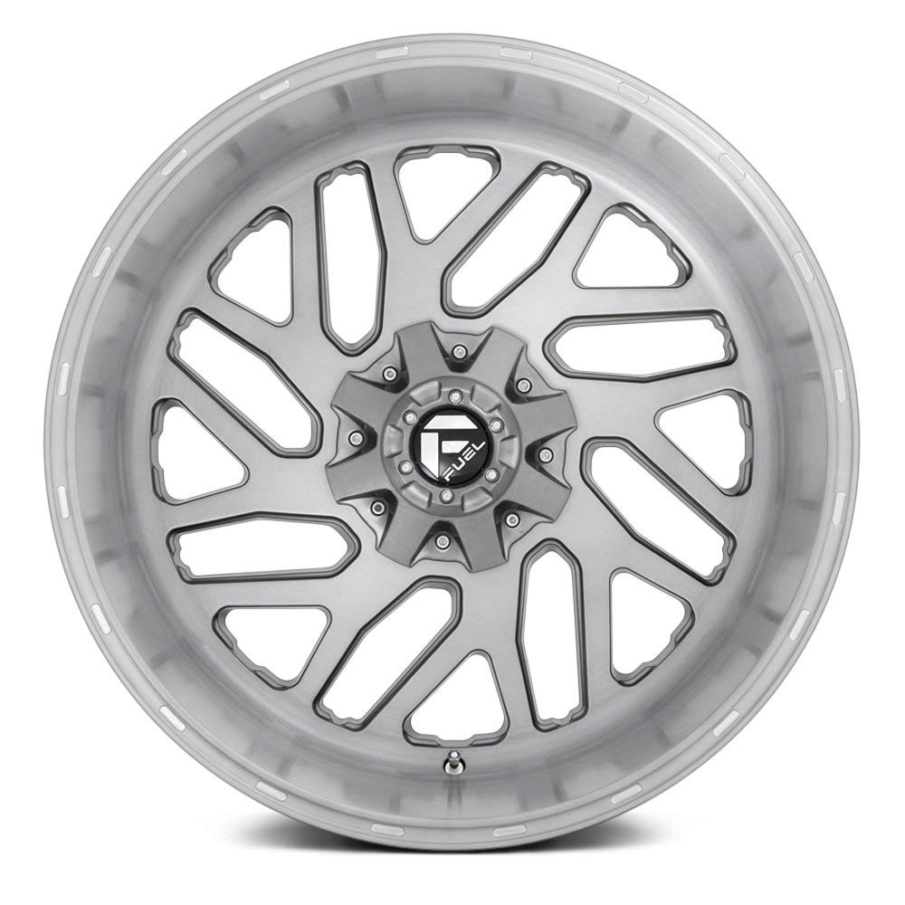 D715 Fuel Triton 1Pc Custom Wheel - 26X12, -44 Offset, 8X170 Bolt Pattern, 125.1Mm Hub - Platinum Rim