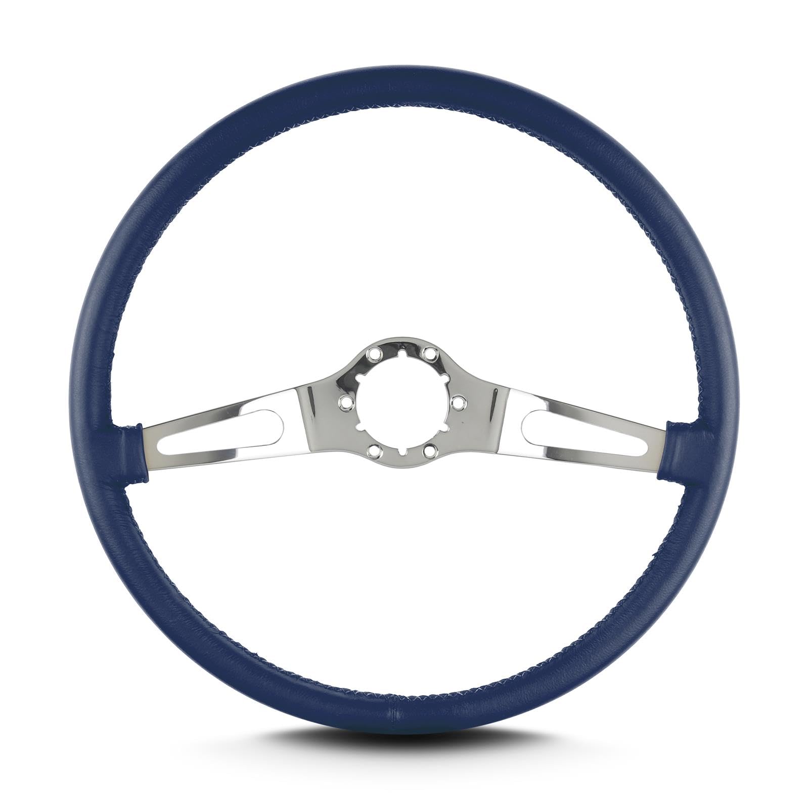 Lecarra 15" Teardrop 2 Spoke Polished Thin Grip Blue 66204
