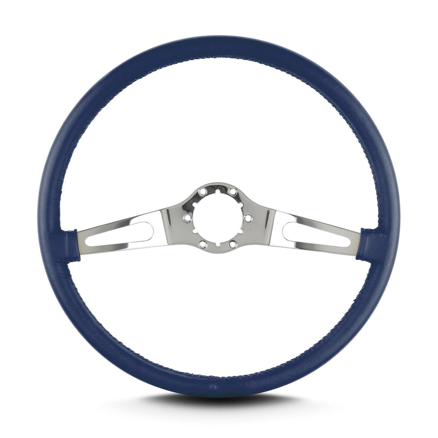 Lecarra 15" Teardrop 2 Spoke Polished Thin Grip Blue 66204