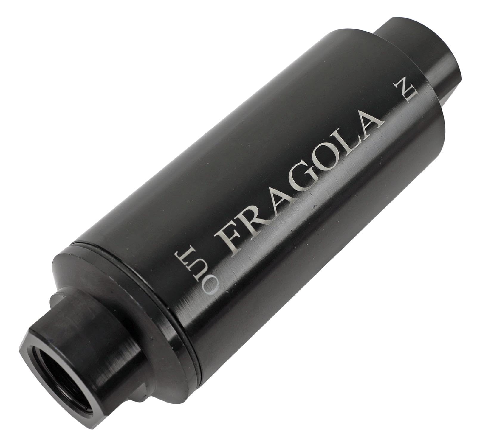 Fuel Filter Fragola Performance Systems #10 In/Out 40 Micron Black 960003-BL