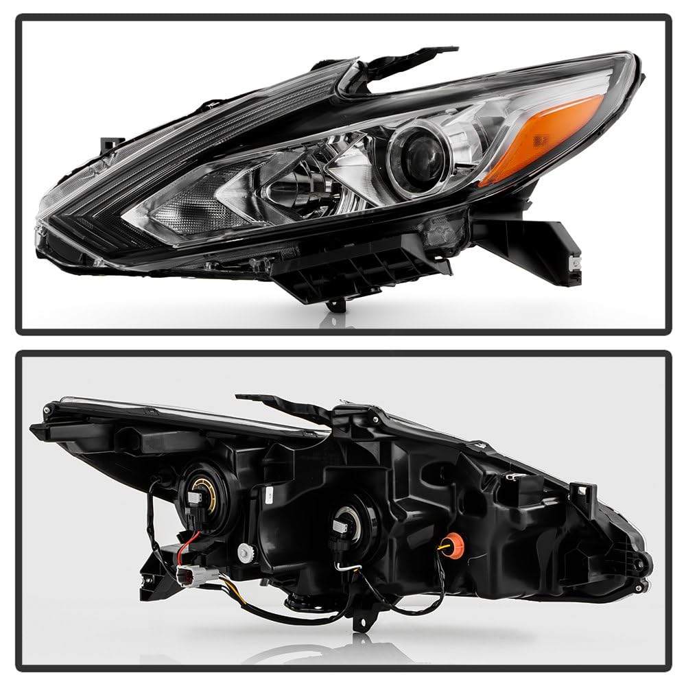 Nissan Altima 16-18 Spyder (OE) Halogen Headlights - OE Set Chrome 4Dr