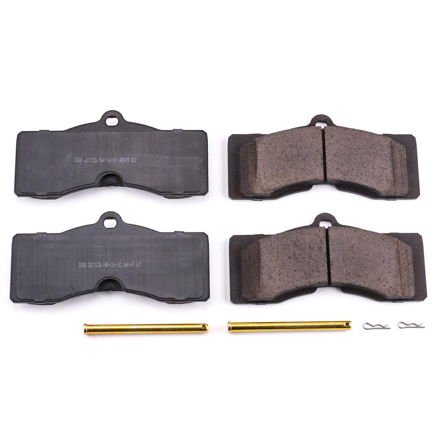 Power Stop Front Brake Kit For 1969 Chevrolet Camaro | 1963-82 Chevrolet Corvette - Ceramic Brake Pads With Installation Hardware, 17-008