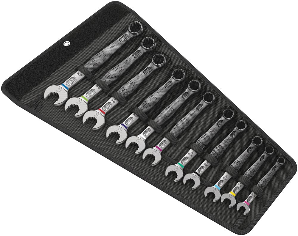 Wera 6003 Joker 11 Set 1 Combination Wrench Set, 11 Pieces