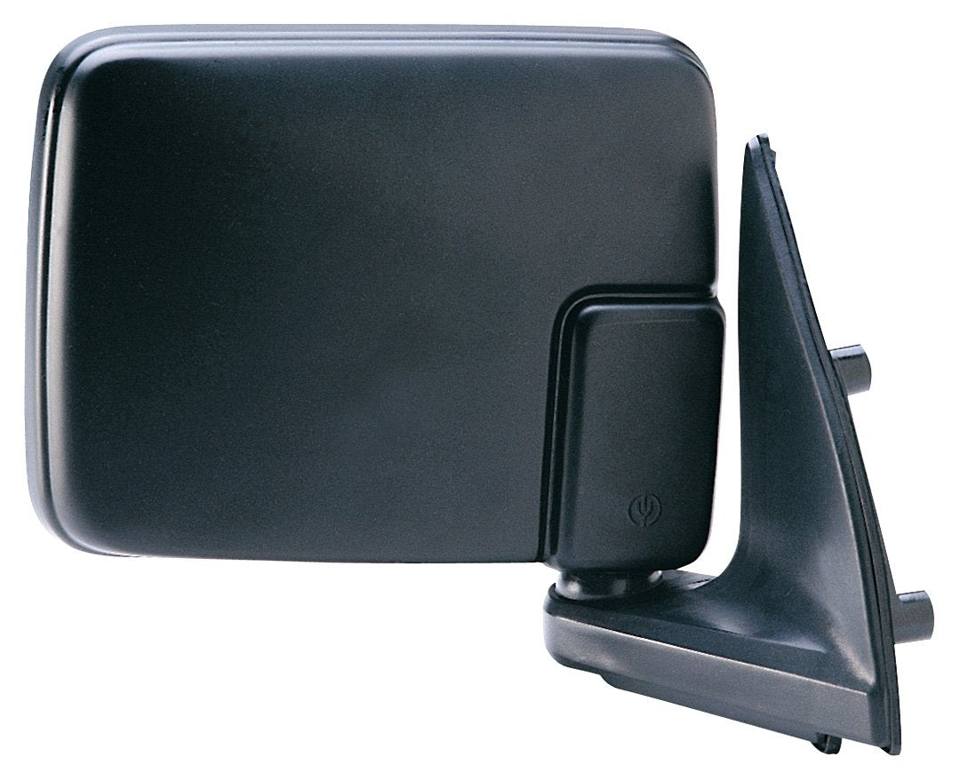 Mirror Passenger Side for Dodge D50 Pick-Up, Mitsubishi Pick-Up, Black, Foldaway, Manual