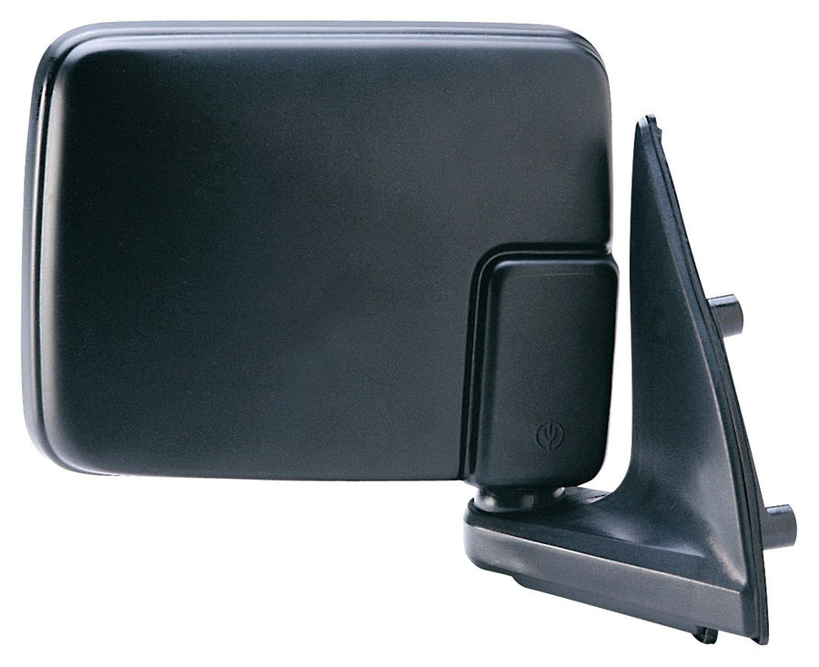 Mirror Passenger Side for Dodge D50 Pick-Up, Mitsubishi Pick-Up, Black, Foldaway, Manual