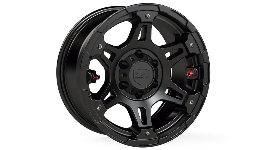 TeraFlex Split Spoke Nomad Off-Road Wheel – 6x139mm – -12mm – Metallic Black