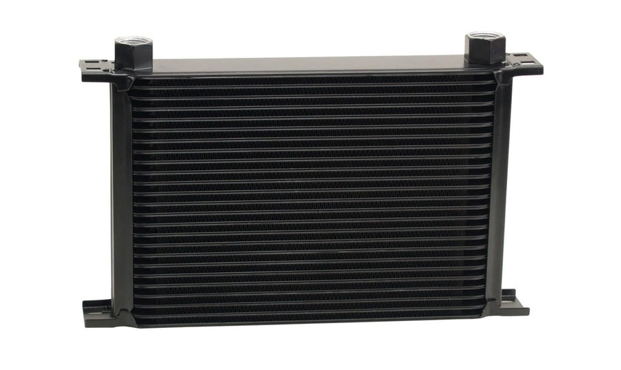 25 Row Derale Stacked Plate Cooler, Black 52578