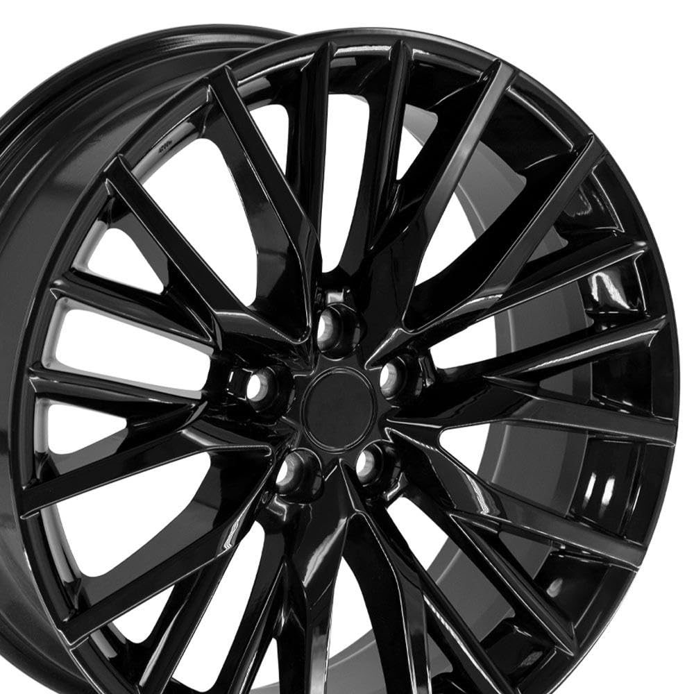20 Inch OE Wheels LX59 Rim Fits RX350/RX450 Style 5x114.3 20x8 Gloss Black - Hollander 74339 (1)
