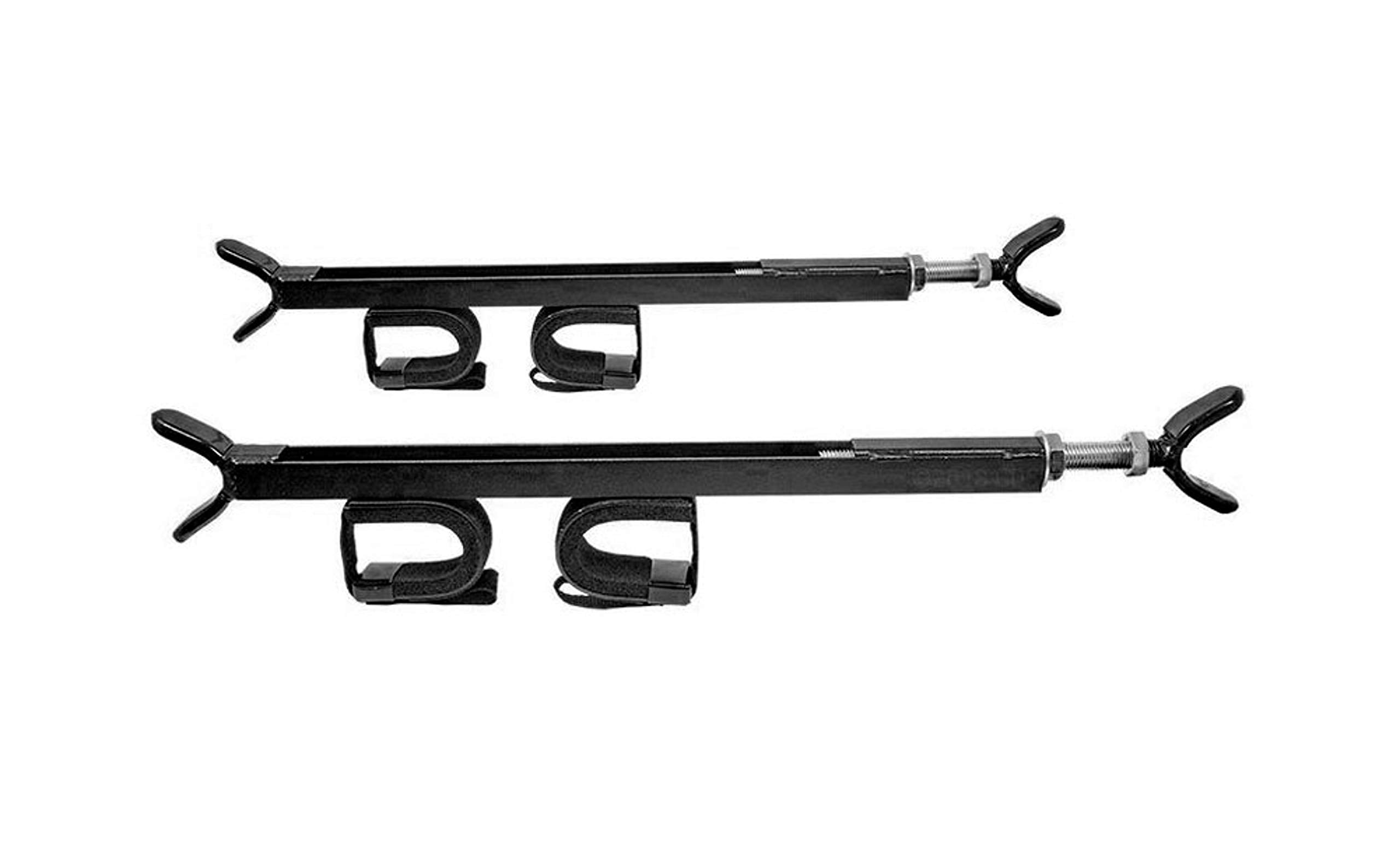 Great Day Overhead Quick-Draw Gun Rack - For UTVs With Roll Bar Depth of 23-28in - Black Powder-Coated Finish - 2 Gun Model, QD850-OGR