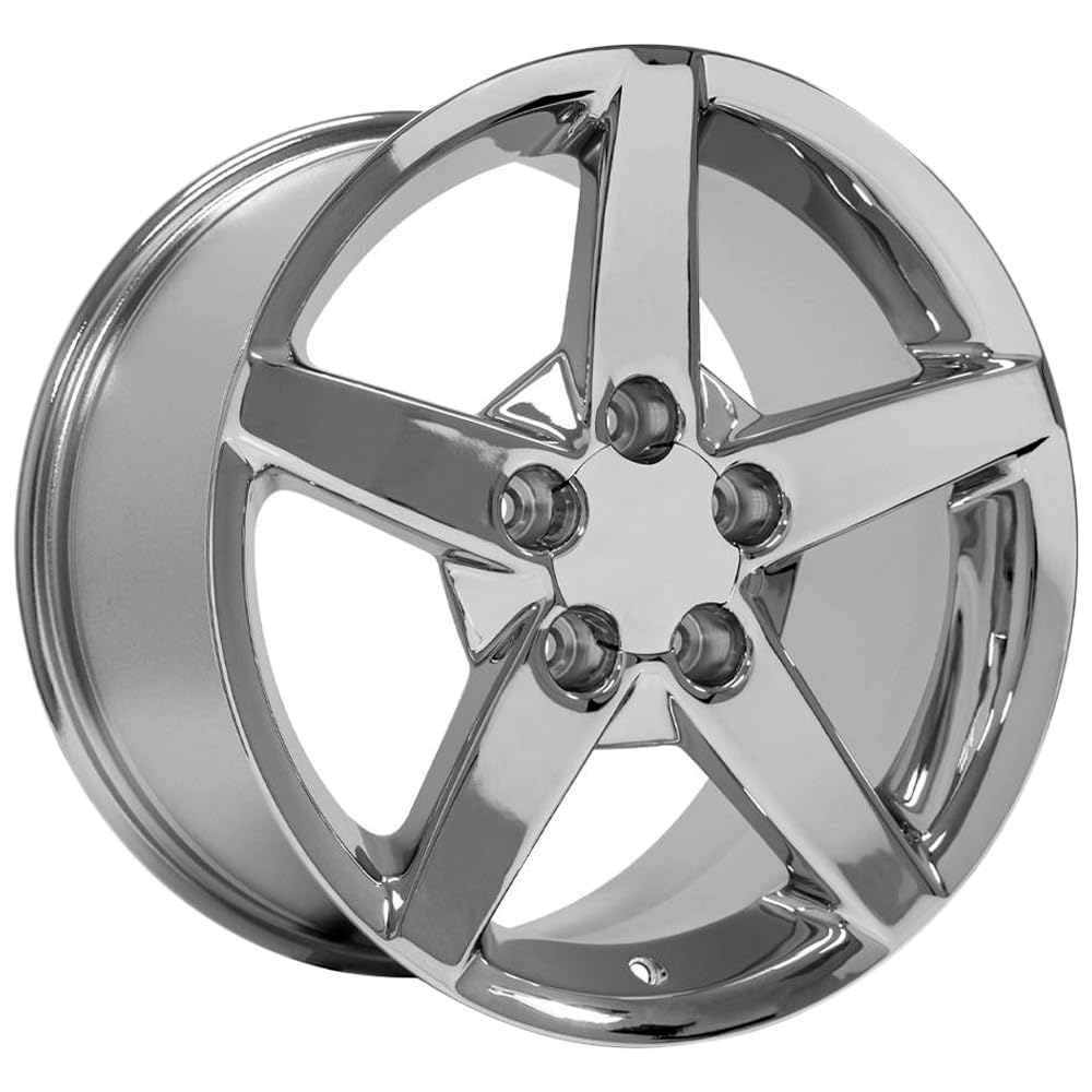Chrome Wheel OE Wheels LLC CV06A-18095-5475-58C Painted (18 x 9.5 inches /5 x 120 mm, 58 mm Offset)