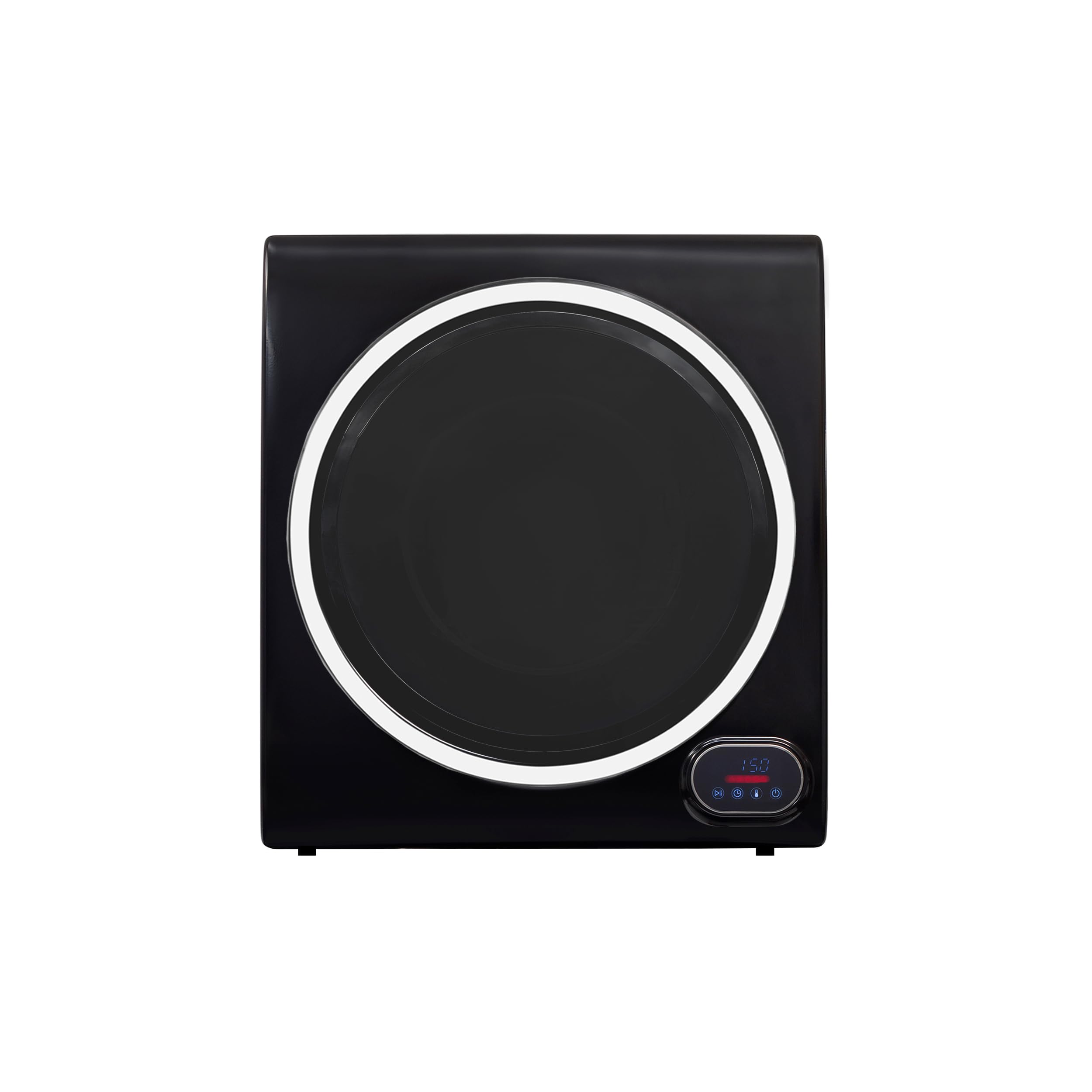 Compact Equator Vented Sensor Dryer 3.5cf/13lbs 110V Bottom Control Digital (Black)
